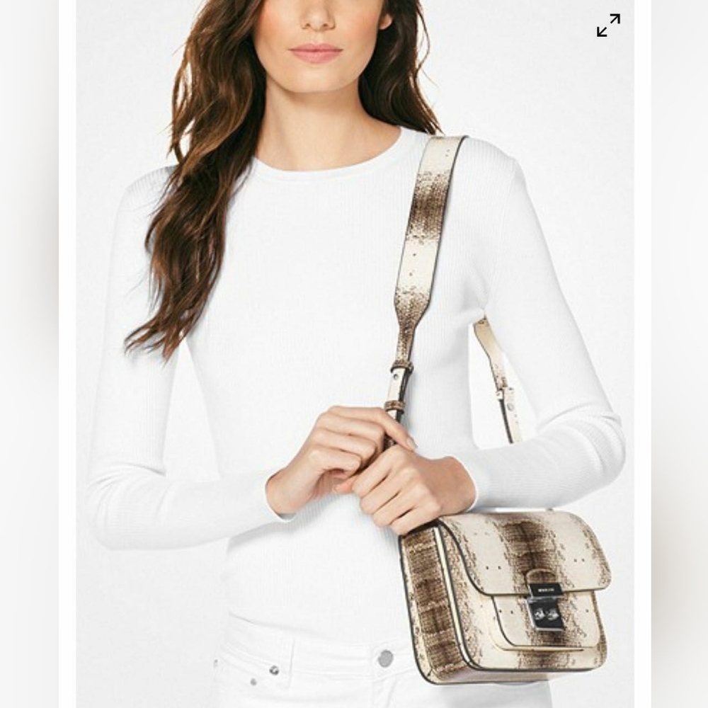 MK Sloan Editor Shoulder Bag with 2 Interchangable Straps